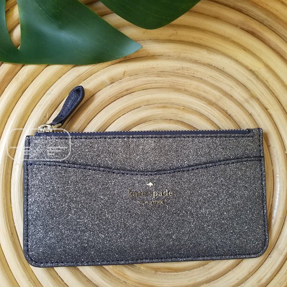 Kate Spade Lola Satchel Large Card Holder Glitter - Picture 4 of 15